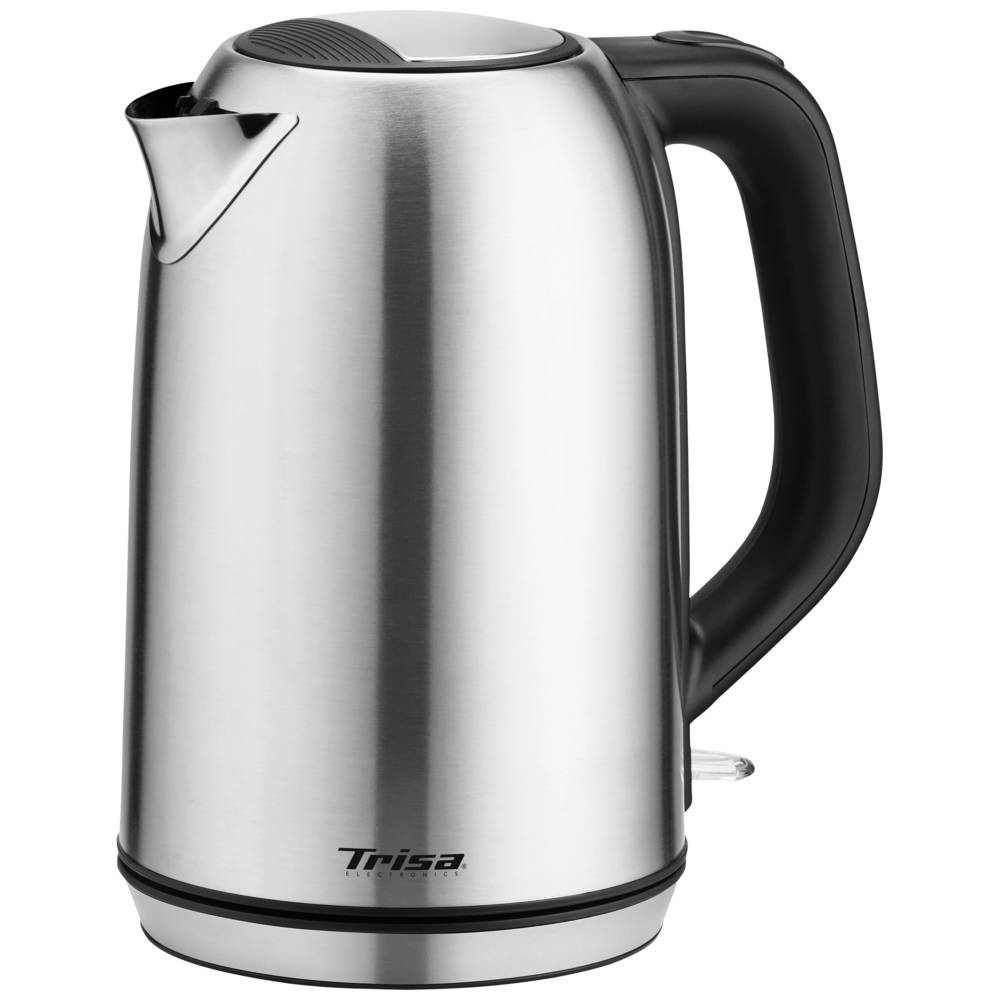 B-Ware Trisa W5575 Wasserkocher Wasser Schnurlos überhitzungsschutz Edelstahl Schwarz