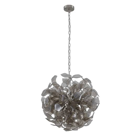 B-Ware Lindby Moscalina Acryl Hängeleuchte Deckenlampe Pendelleuchte G9 Rauchgrau