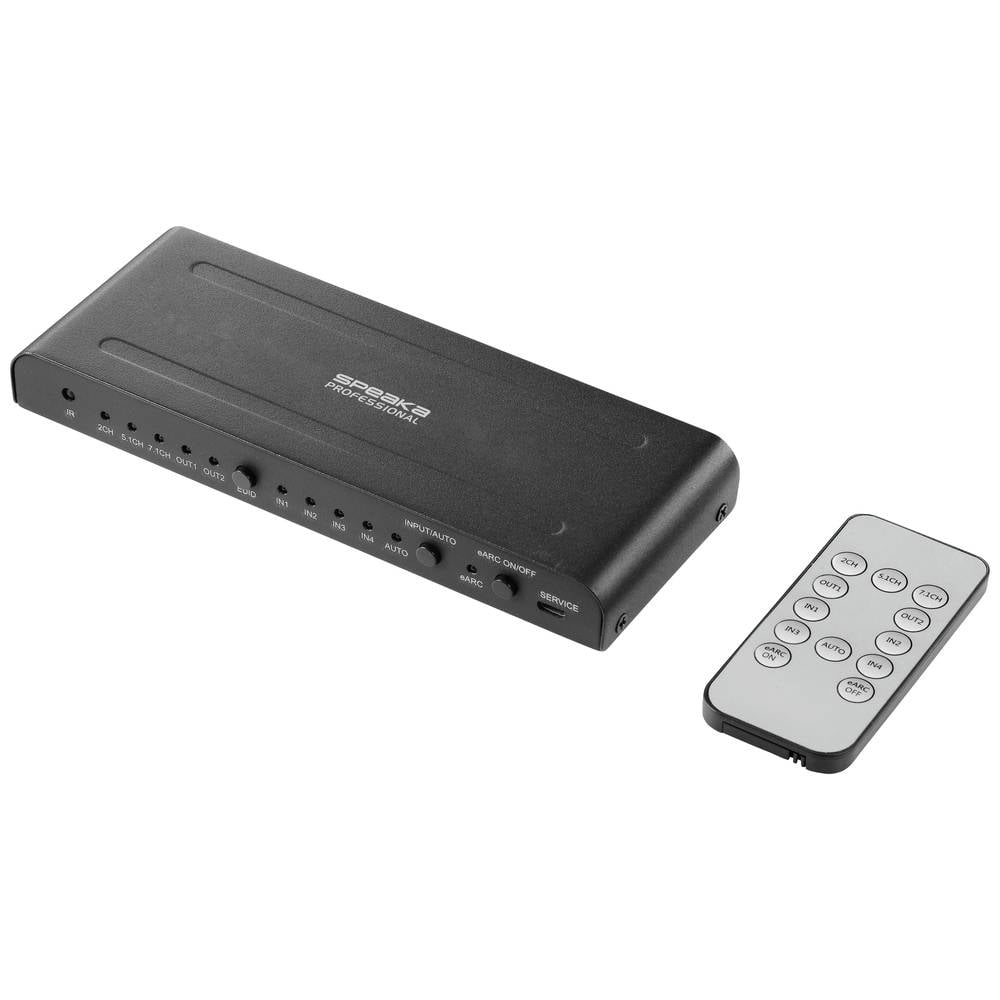 B-Ware Spea Ka Professional Sp Hda 550 4 Port Hdmi Switch Hdmi Umschalter