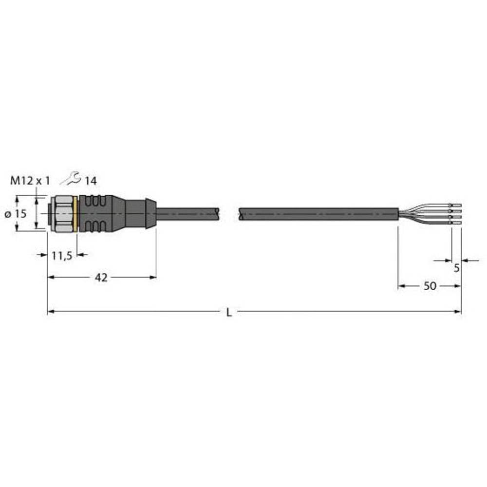 B-Ware Turck 6933720 Sensor-/Aktor-Anschlussleitung Sensorleitung Leitung