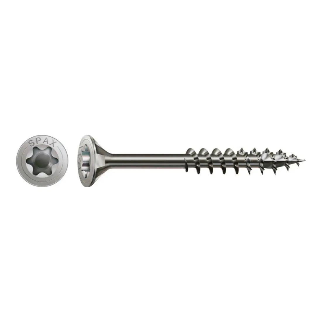 B-Ware Spax Schrauben Universalschrauben 6x80 Edelstahl Senkkopf Tg A2 T Star 100 Stück