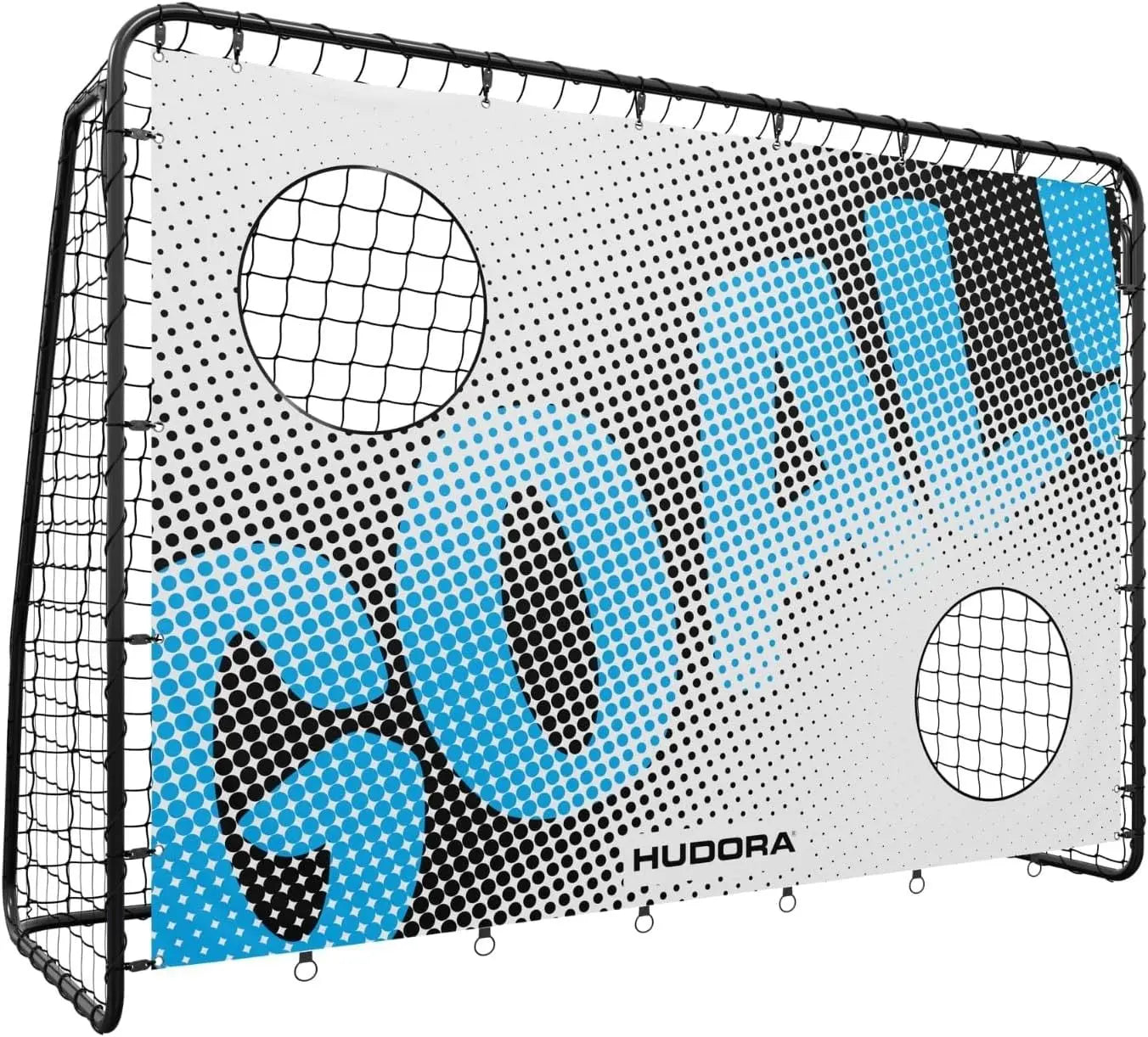 B-Ware Hudora Fußballtor Torwand Trainer Goal Fußballnetz Familie Outdoor Spiel10