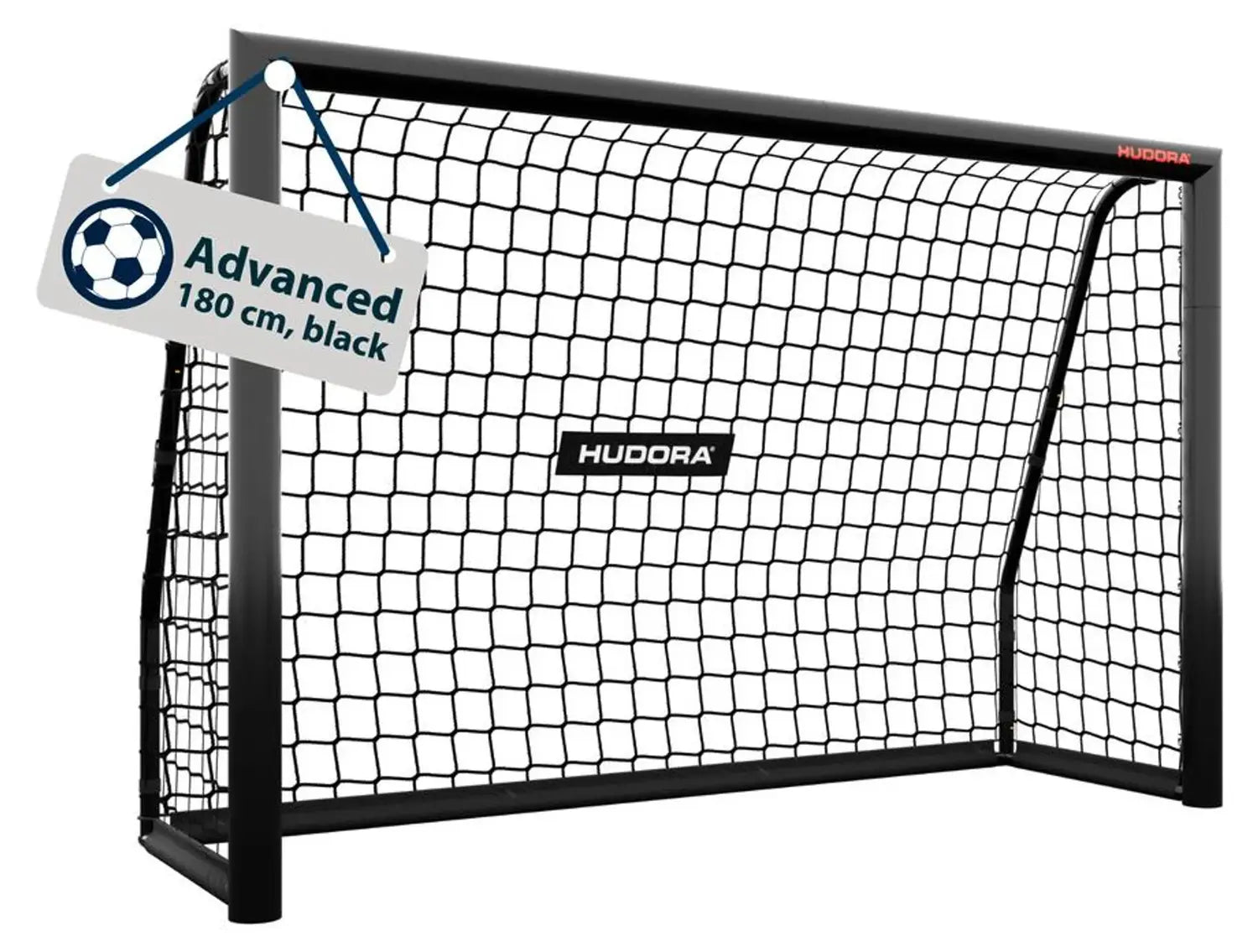 B-Ware Hudora Fußballtor Tor Netz Advanced Schwarz 180 Garten Spiel Kinder Training