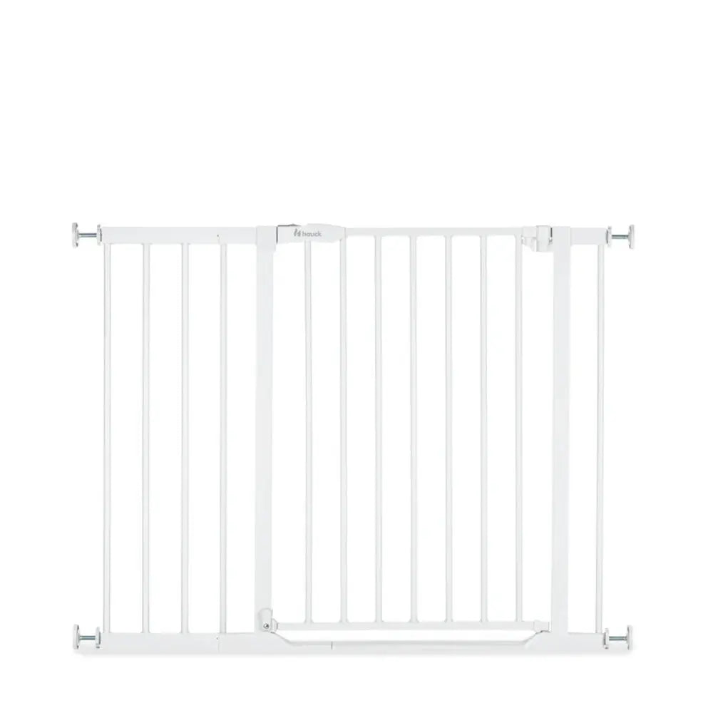 B-Ware Hauck Treppenschutzgitter Kinderschutzgitter Clear Step 2 Metall Weiß 96 101 Cm