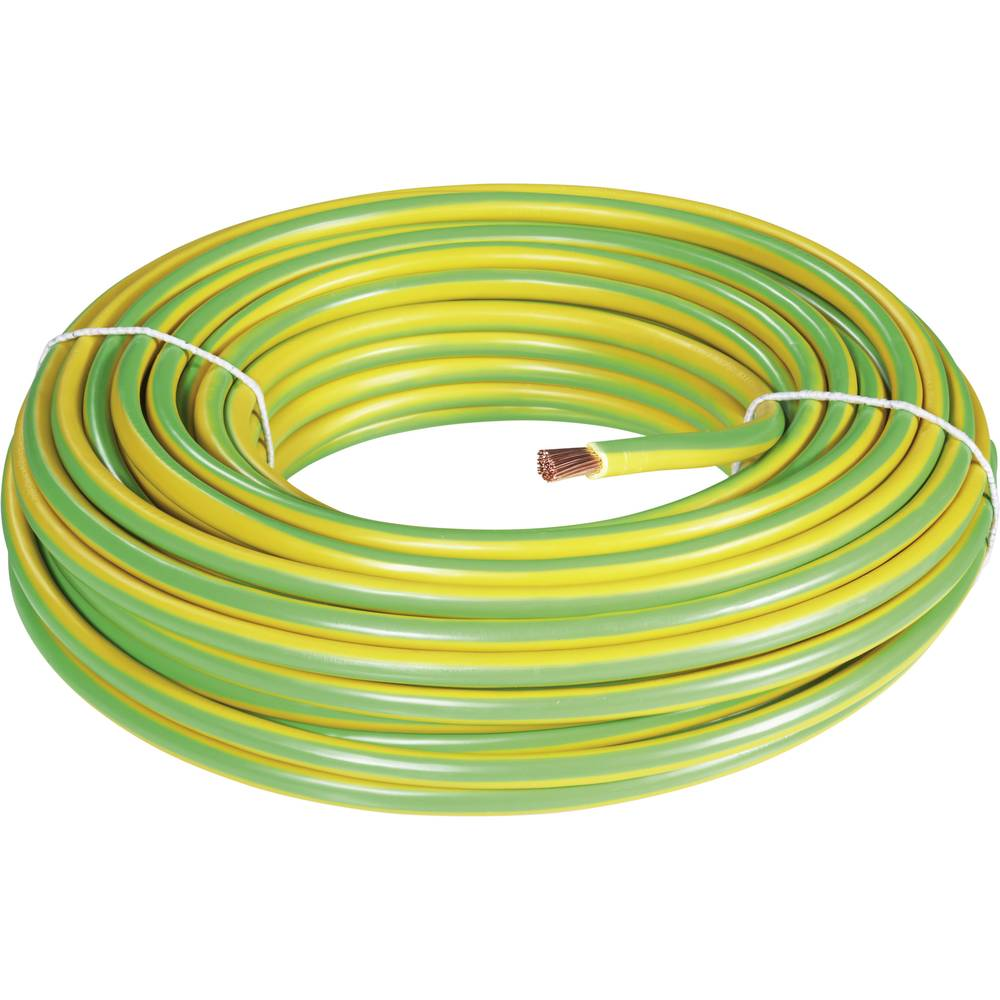 Bkl Electronic Erdungskabel Leitung H07 V K 16 Mm² Grün Gelb 25 M B-Ware