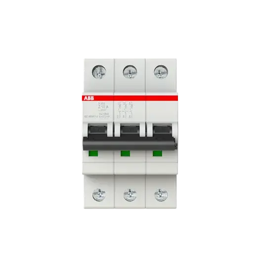 B-Ware Abb Leitungsschutzschalter Sicherungsautomat Ls Schalter S203 Z10 10 A 400 V 3 Pol