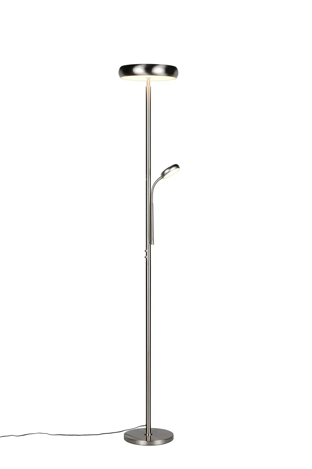 B-Ware Reality R45741107 Palermo Led Stehleuchte 5 W ⌀28cm Dimmbar Nickel Matt Cct Einst