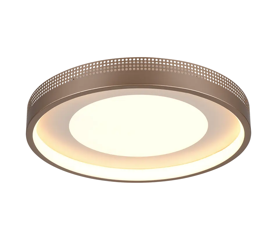 B-Ware Trio Deckenleuchte Lampe Solea Deckenlampe Led Leuchte Mokkabraun Warmweiß 40 Cm