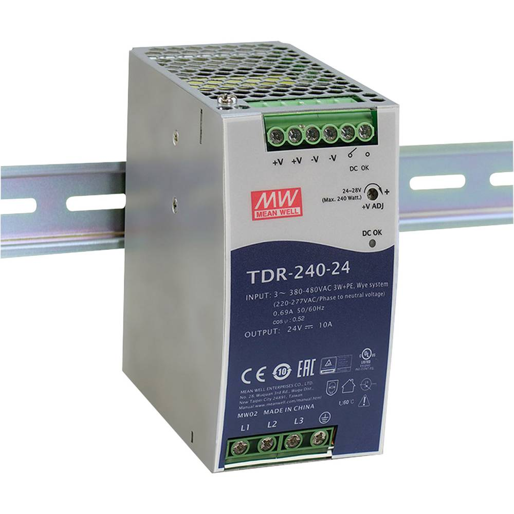 Mean Well Tdr 240 48 Hutschienen Netzteil Din Rail Netzteil 55 Vdc 5 A 240 W 1x B-Ware