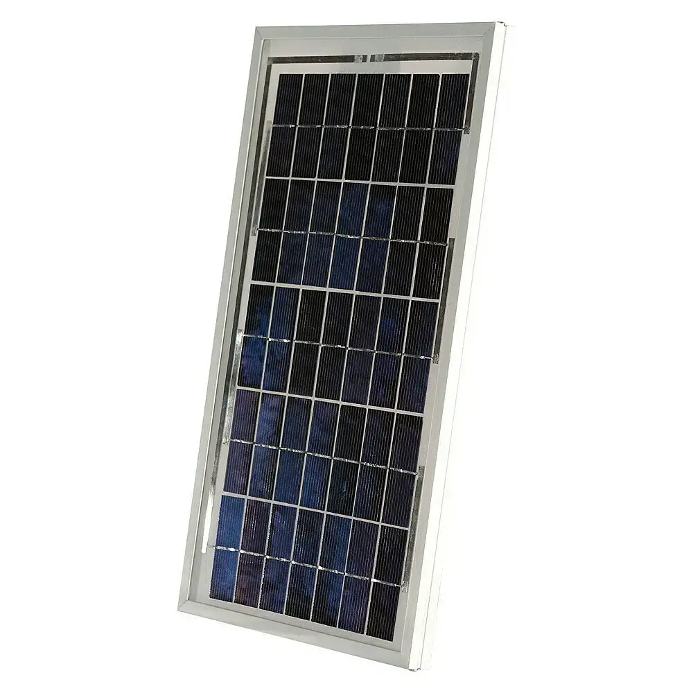 B-Ware Sunset Solarmodul Solarpanel Solarzelle Sm 10 Polykristallin Glas Kunststoff 10 W
