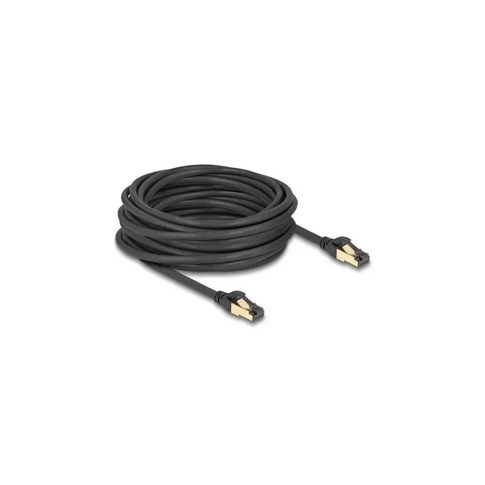 B-Ware Delock Netzwerk Patchkabel Lan Kabel Rj45 Rj45 Netzwerkkabel Schwarz Sftp 10 M