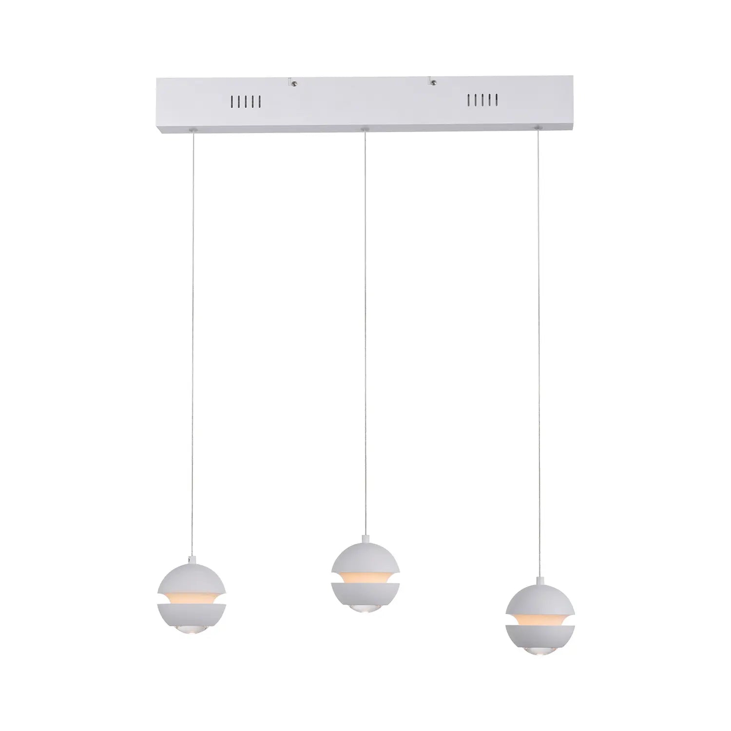 B-Ware Schöner Wohnen Pendelleuchte Hängelampe Led Lini Höhenverstellbar Dimmbar Weiß