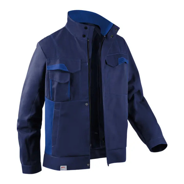 B-Ware Kübler Image Dress Jacke Arbeitsjacke Jacke Dunkelblau Kornblumenblau Größe 26