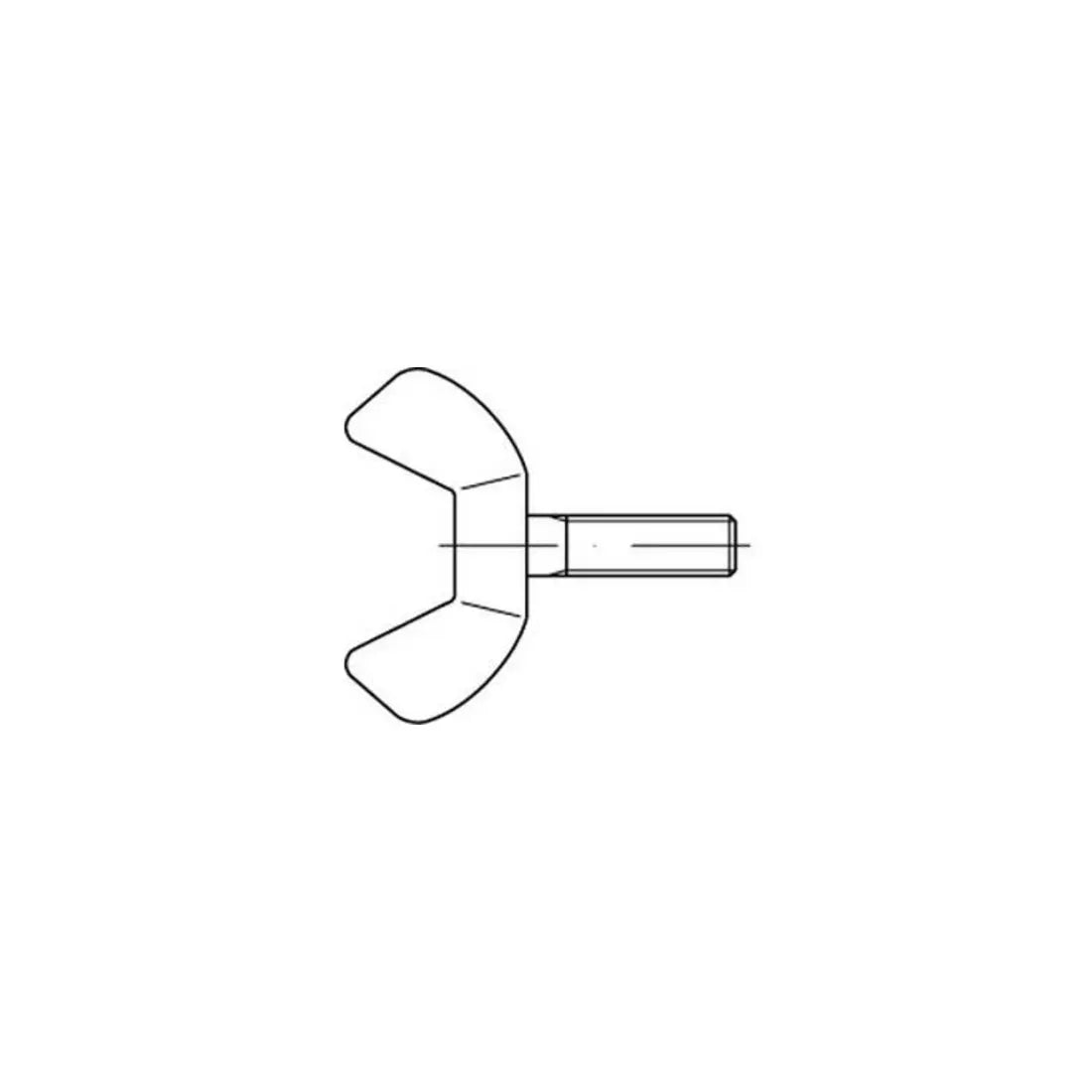 B-Ware Flügelschraube Flügelschrauben Schraube Edelstahl A2 Din 316 M4 30 Mm 100 Stück