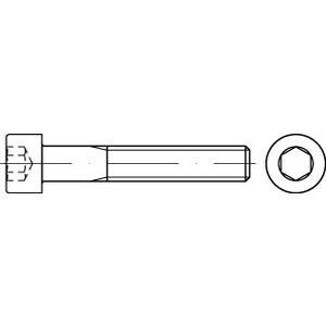 B-Ware Spartex Zylinderschraube Innensechskantschraube Din912 M20 X210 8.8 Zn 10 Stück