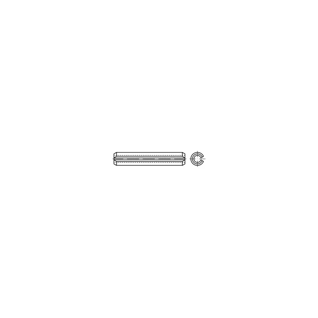 B-Ware Din Und Normteile Spannstifte Federstifte Iso 8752 Edelstahl 5x40 Blank 200 Stk