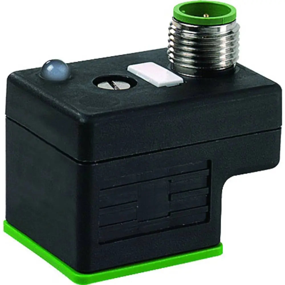 B-Ware Murr Elektronik Adapter Stecker Verbinder Schwarz M12 Ventilstecker Led 2 Pole