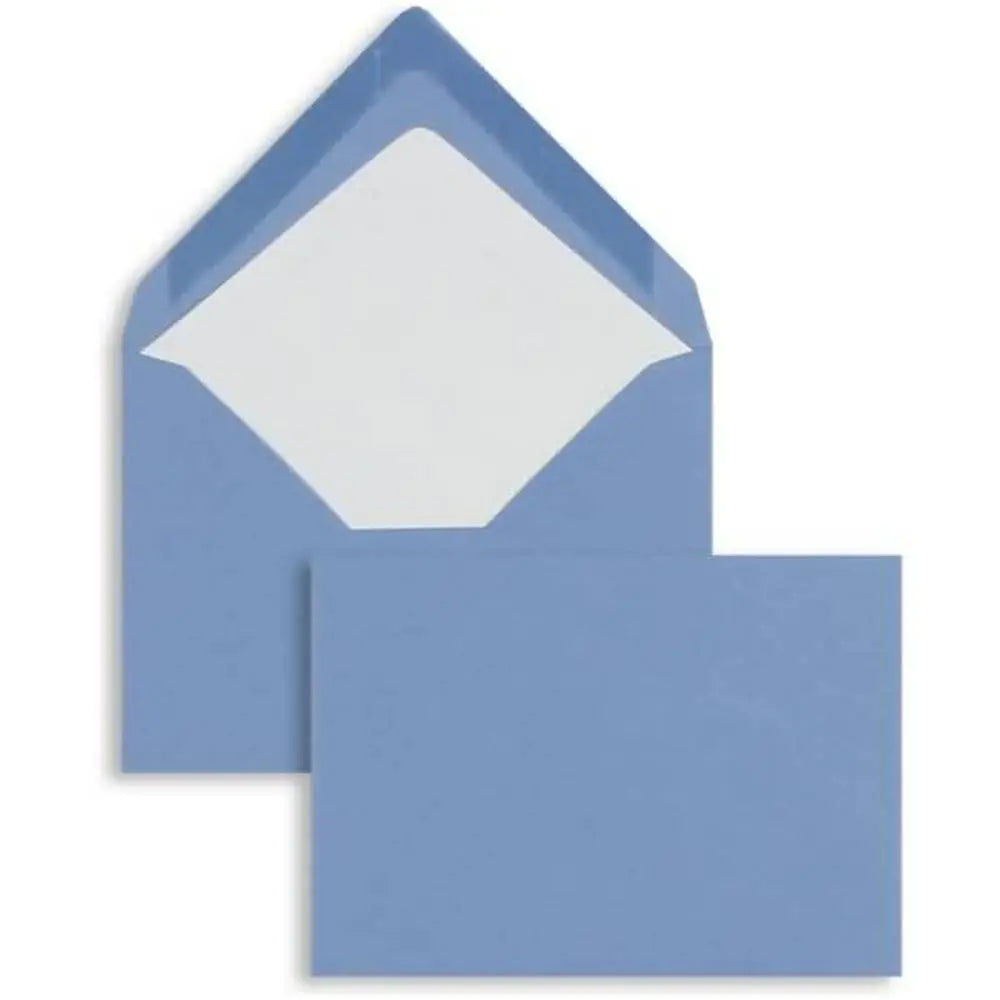 B-Ware Blanke Briefumschläge Kuverts C5 157x225mm Dunkelblau Gerippt Gummiert 100 Stück