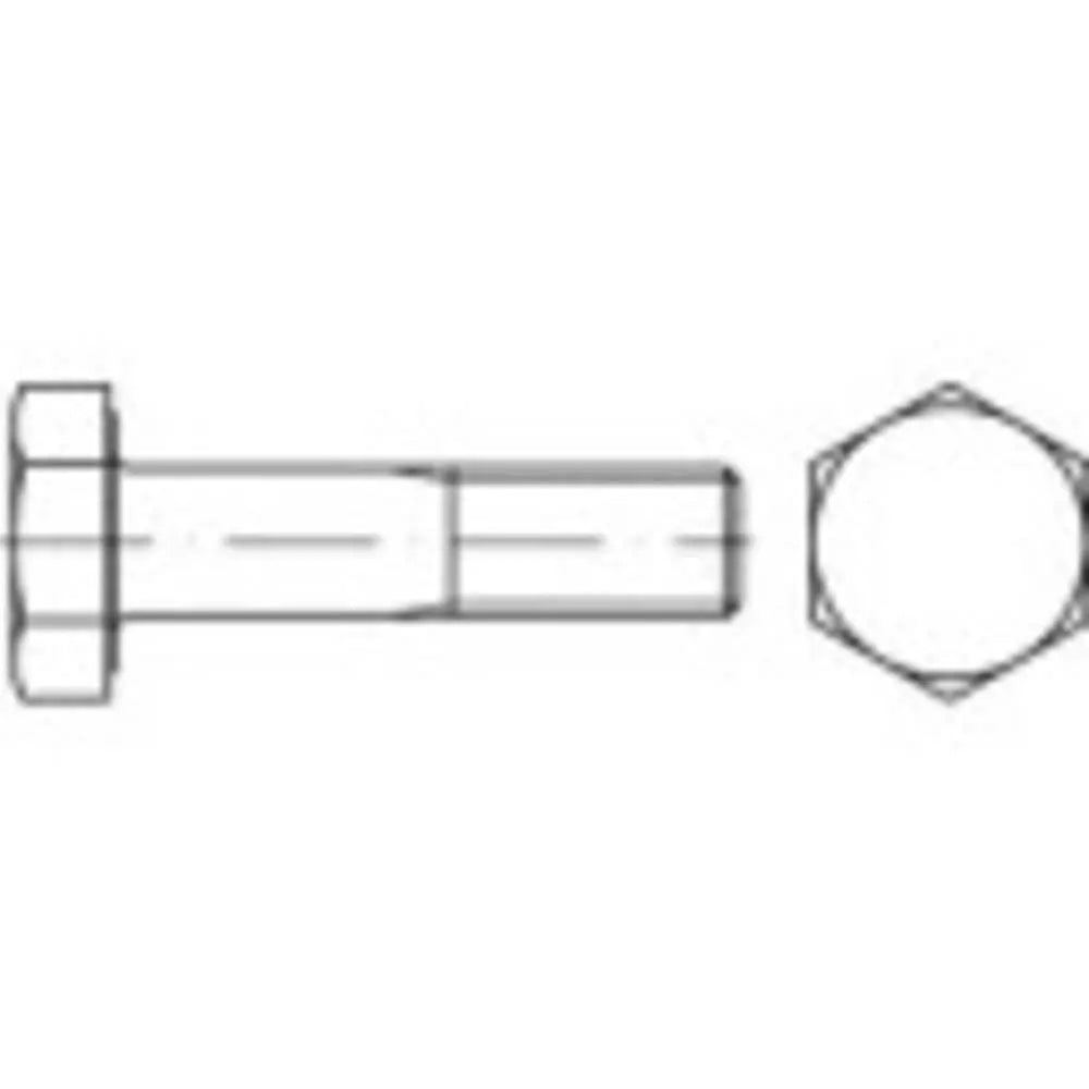 B-Ware Toolcraft 146866 Hv Sechskantschraube Schraube M24 165mm Stahl Feuerverzinkt