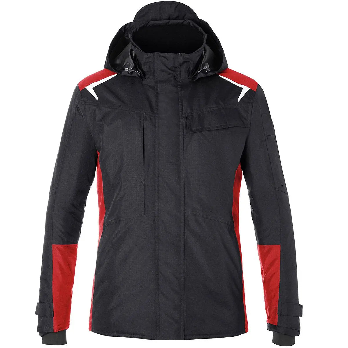 B-Ware Kübler Hardshelljacke Jacke Wetterschutzjacke Weather Schwarz Mittelrot Größe M