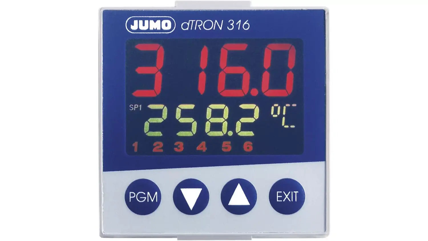 B-Ware Jumo Temperaturregler Regler Pid D Tron 316 Prozessregler Relais Einbau