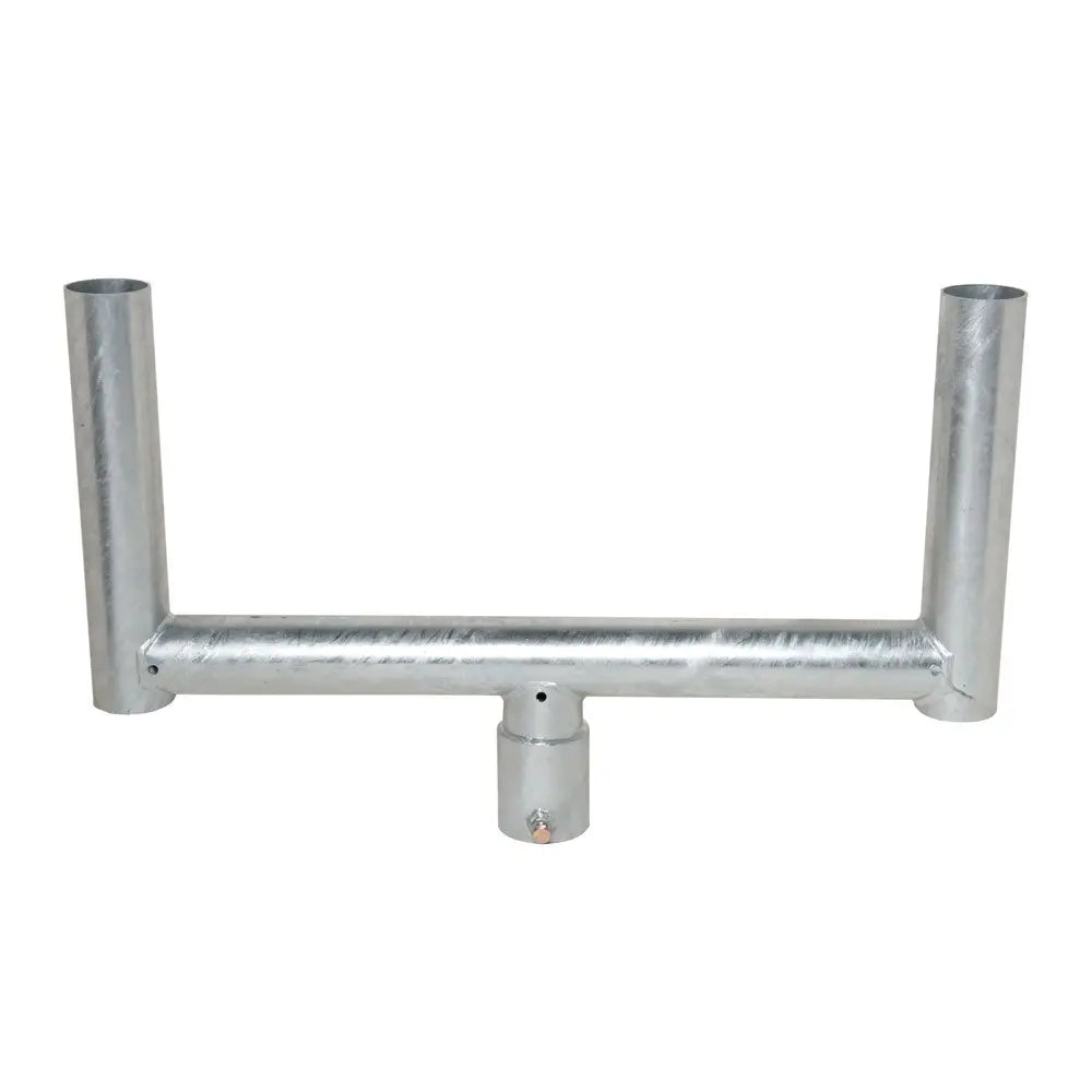B-Ware Moravia Gabelaufsatz Adapter Verkehrsspiegel Diamond Silbergrau Spiegelgröße 1 2