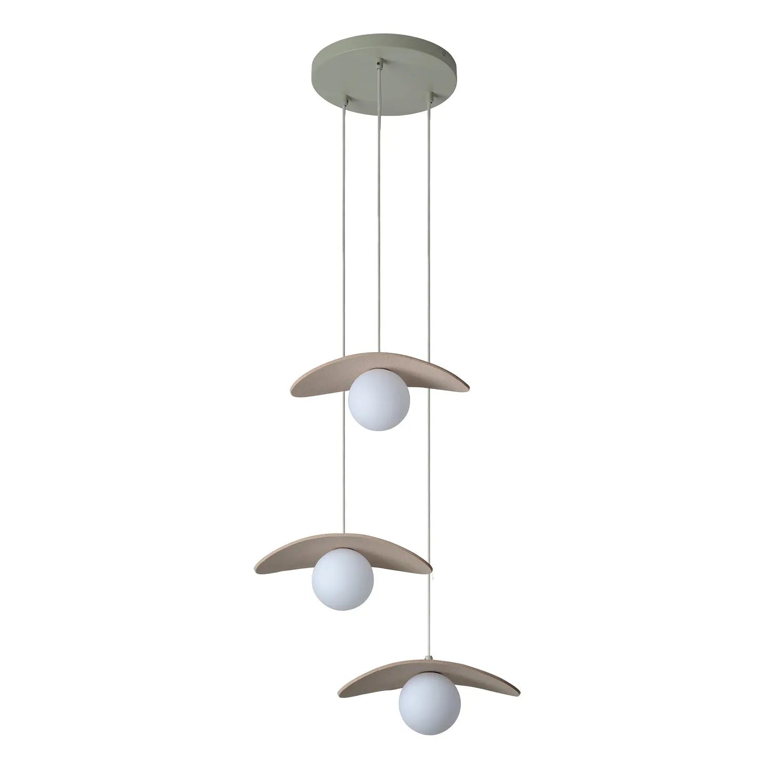 B-Ware Osram Pendelleuchte Hängelampe Decor Pearl G9 Led Leuchte Filz Beige Innenraum