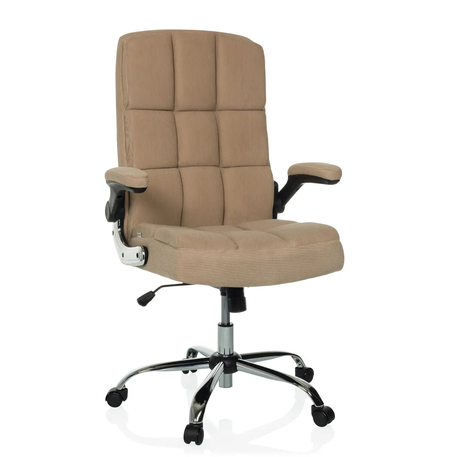 B-Ware My Buero Chefsessel Bürostuhl Home Office Relax Wd 100 Stoff Armlehnen Beige