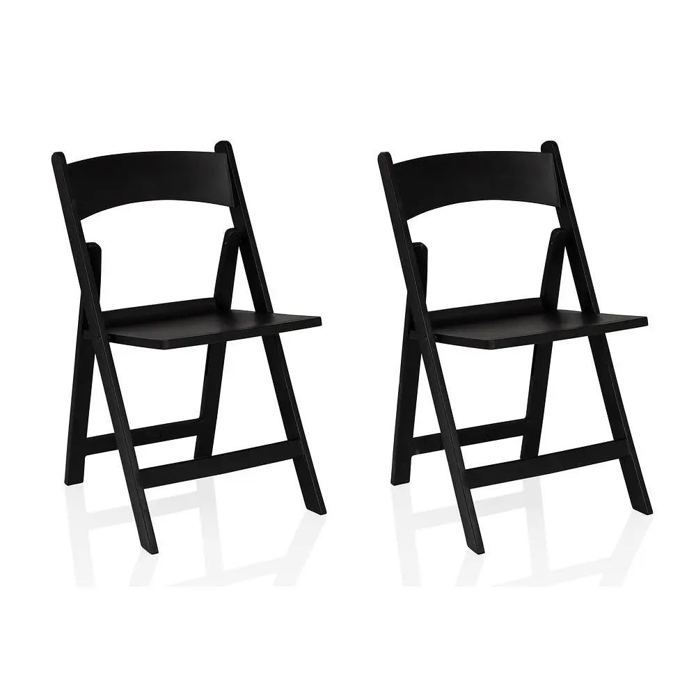 B-Ware Hjh Living Gartenstuhl Travano Klappstuhl Terrasse Kunststoff Schwarz Set 2 Stk