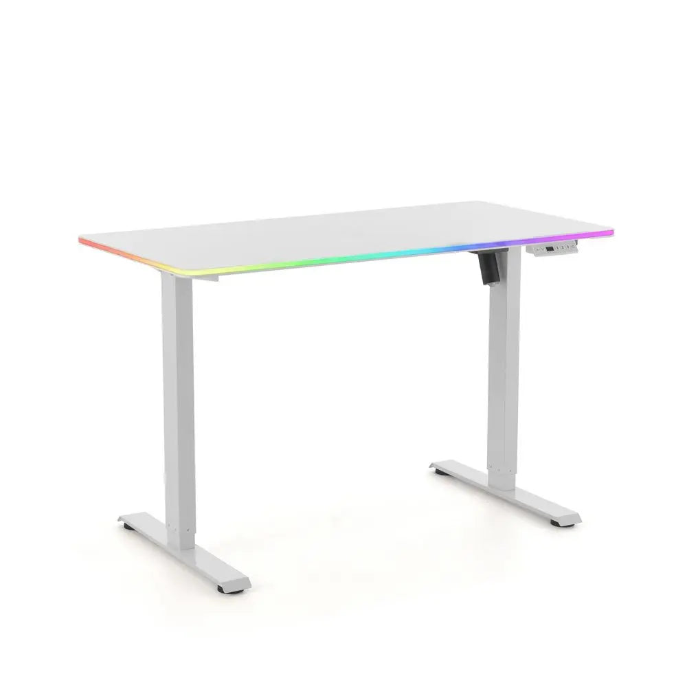 B-Ware Hjh Office Schreibtisch Worktime Kid Elektrisch Höhenverstellbar Rgb Weiß 120x60