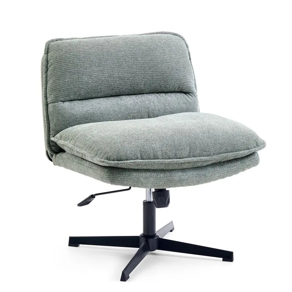 B-Ware Hjh Living Loungesessel Schneidersitzstuhl Criss Cross 20 Salbei Home Office