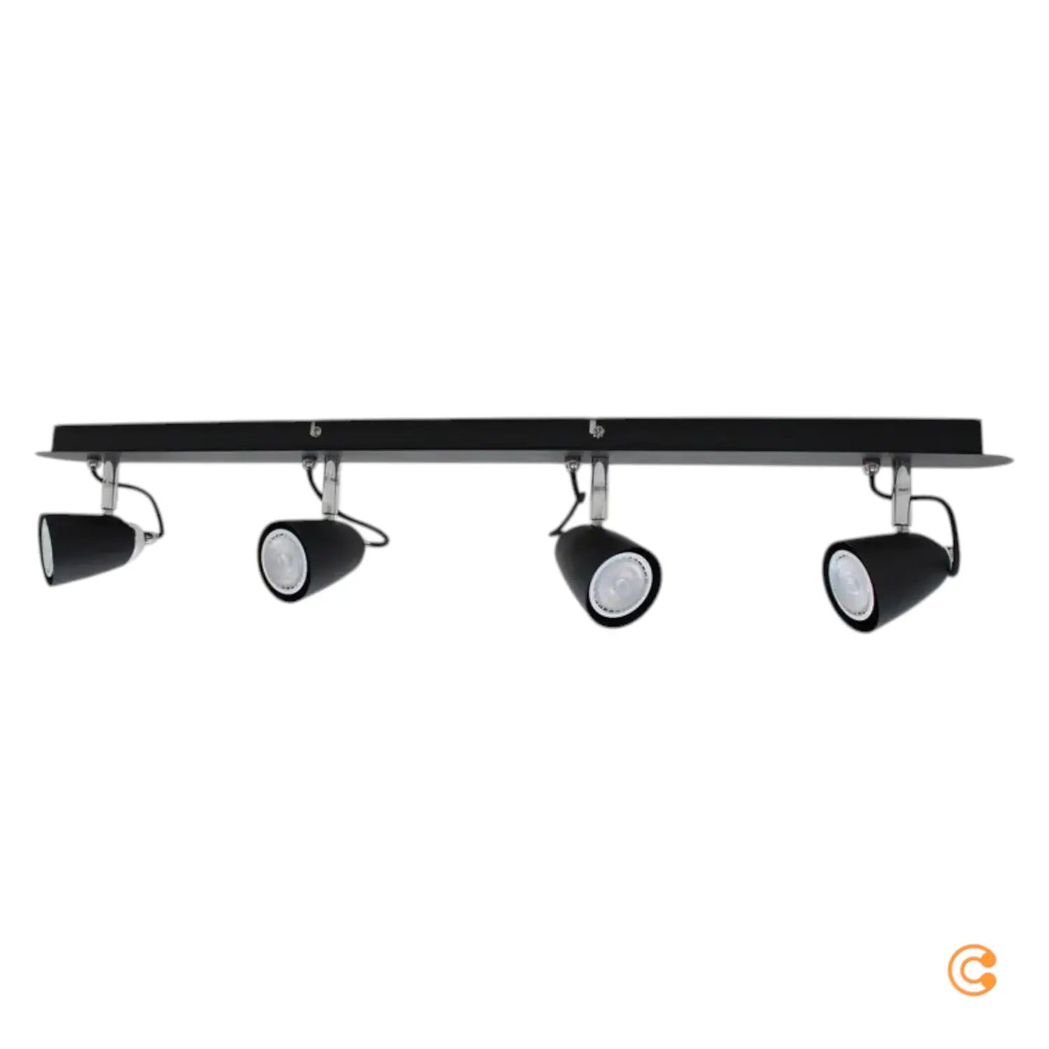 B-Ware Lindby Deckenstrahler Deckenlampe Strahler Schwarz 4 Flammig Wohnbereich