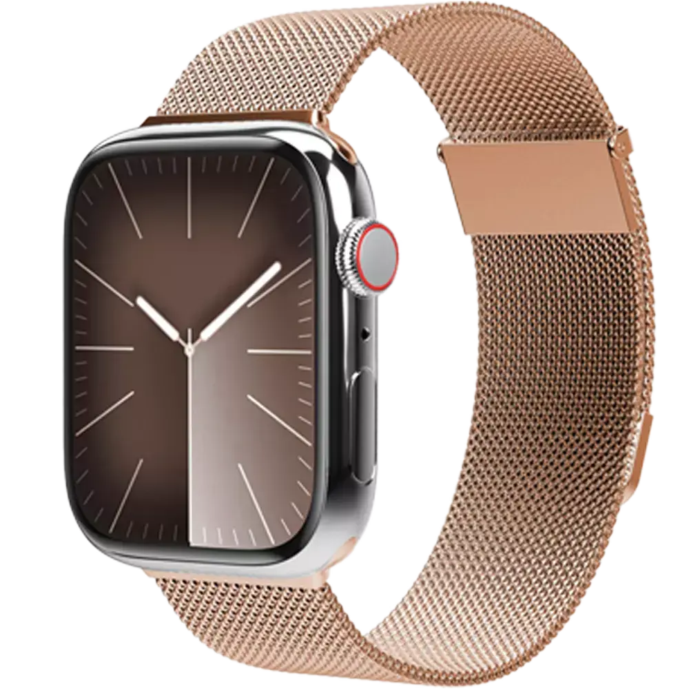 B-Ware Vonmählen Armband Band Milanese Loop Edelstahl Roségold Apple Watch 42/44/45/49