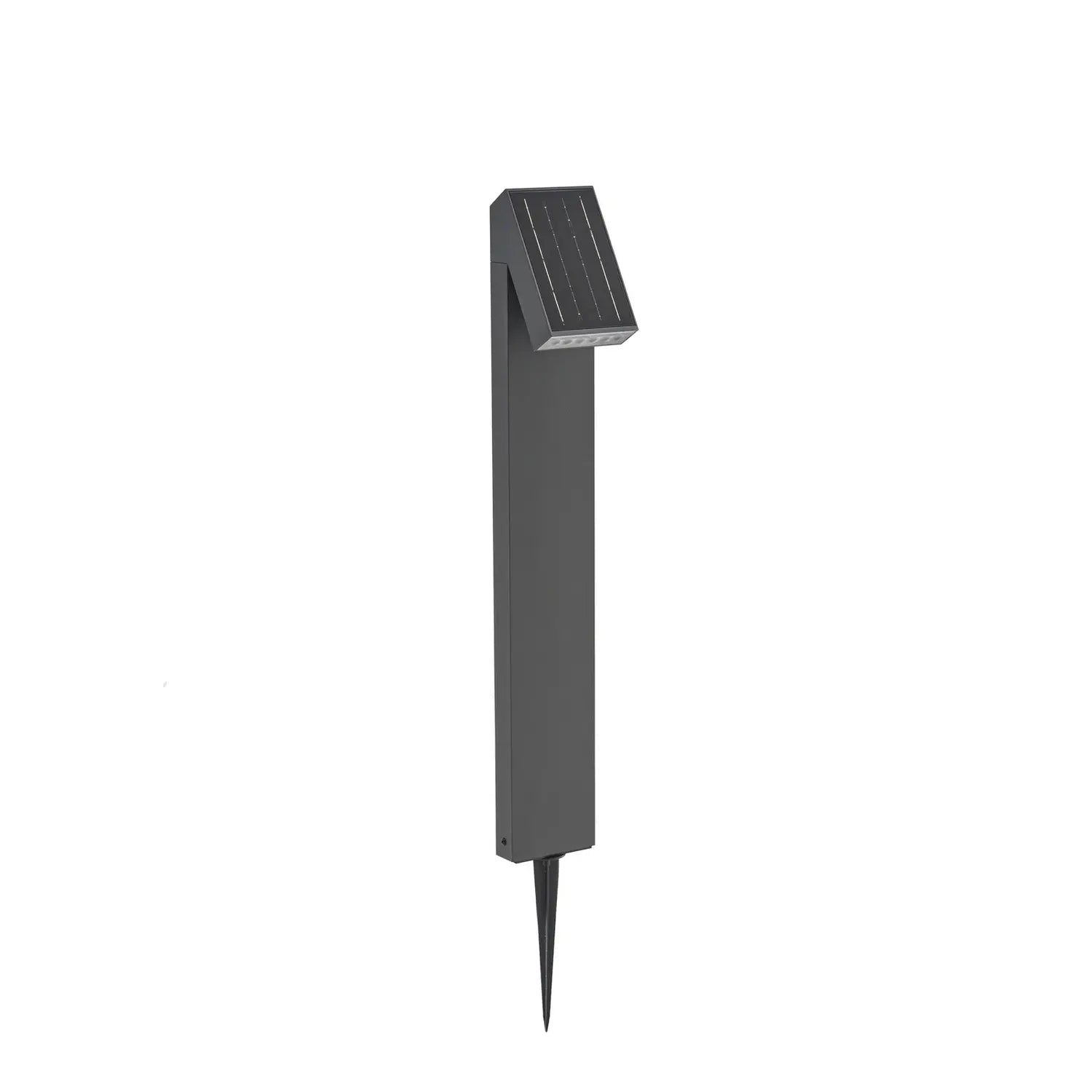 B-Ware Prios Wegeleuchte Gartenlampe Led Solarleuchte Schwarz Aluminium Dimmbar 56 Cm