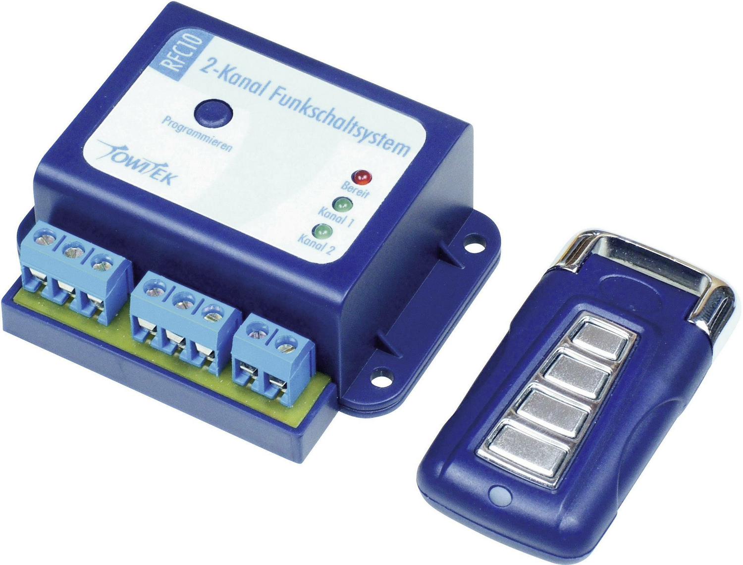 B-Ware Towi Tek Funkschaltsystem Inkl. Handsender Reichweite Max Im Freifeld 50m 12 V726