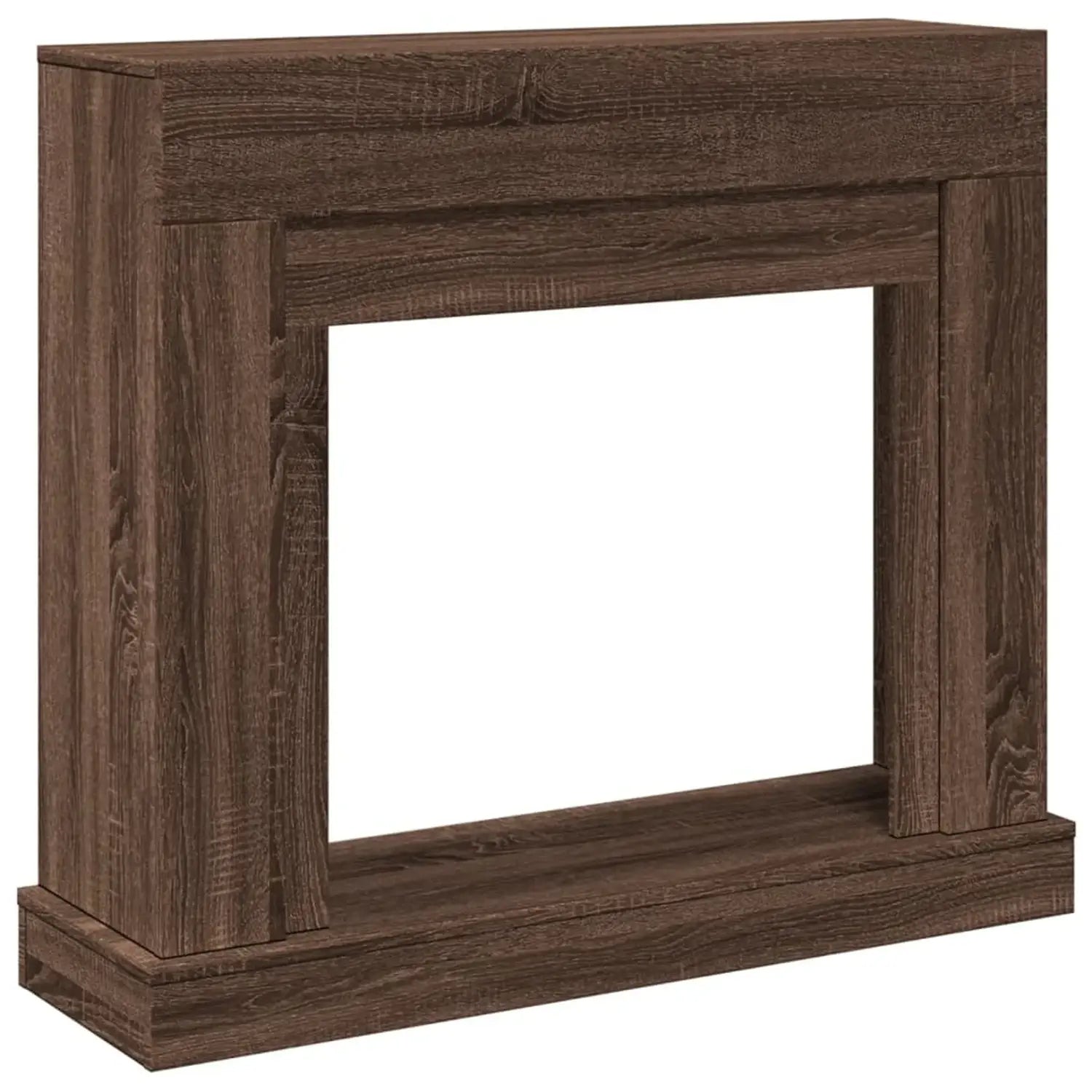 B-Ware Dkd Home Decor Kaminumrandung Kaminkonsole Kaminrahmen Braun