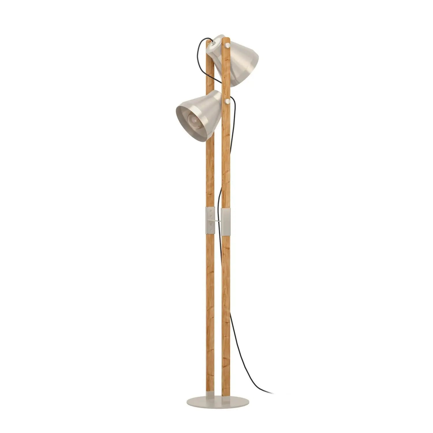 B-Ware Eglo Stehlampe Stehleuchte Cawton Stahl Braun 2flg Höhe 1345 Cm Lampen Led Lampe