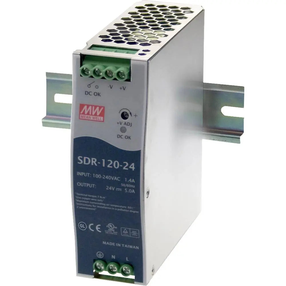 B-Ware Mean Well Hutschienen Netzteil Schaltnetzteil Sdr 120 48 Din Rail 48 Vdc 3 Stück