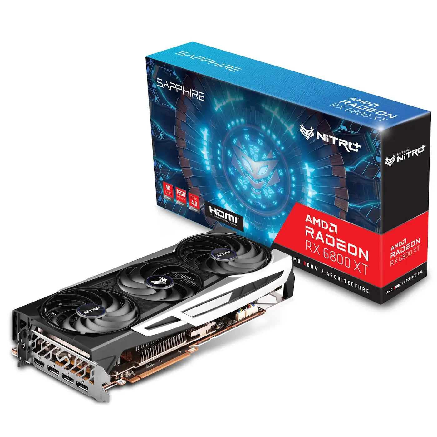 B-Ware Sapphire Nitro+ Radeon Rx 6800 Xt Grafikkarte Videokarte Amd Gddr6 16 Gb Pci