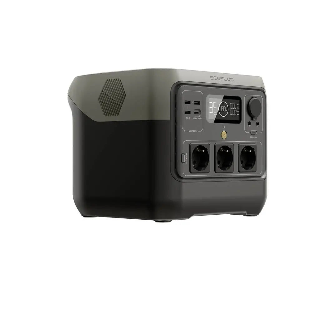 B-Ware Eco Flow Powerstation Energiespeicher River 2 Pro Li Fe Po 4 Schwarz Mit Laderegler