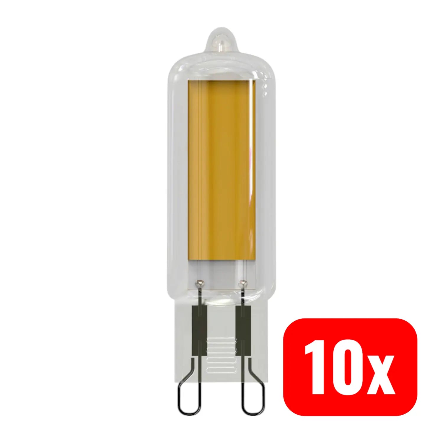 B-Ware Müller Licht Led Lampe Leuchtmittel G9 Spezialform 4 W 38 W Warmweiß 10 Stück