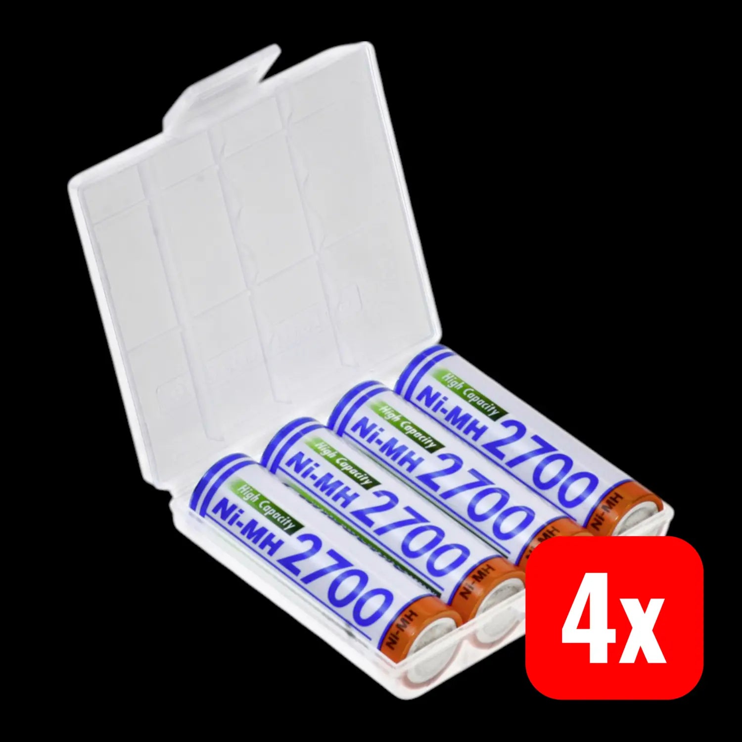 B-Ware Panasonic Hr 3 U Box Mignon 4er Aa Akku Mignonakku Akkus Aufladbar 1.2 V 4 Sets