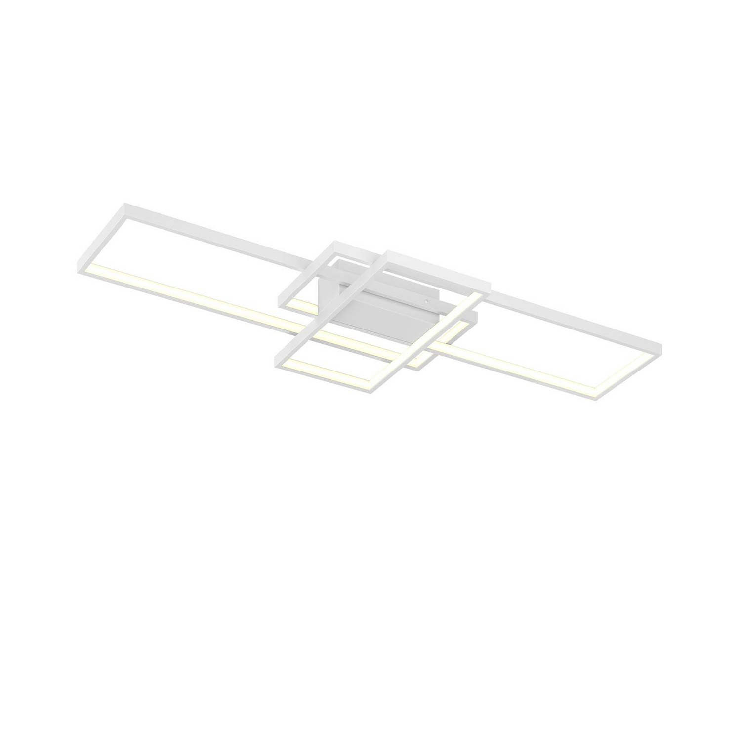 B-Ware Lindby Deckenleuchte Decklampe Led Poppy Dimmfunktion Aluminium Weiss Warmweiss