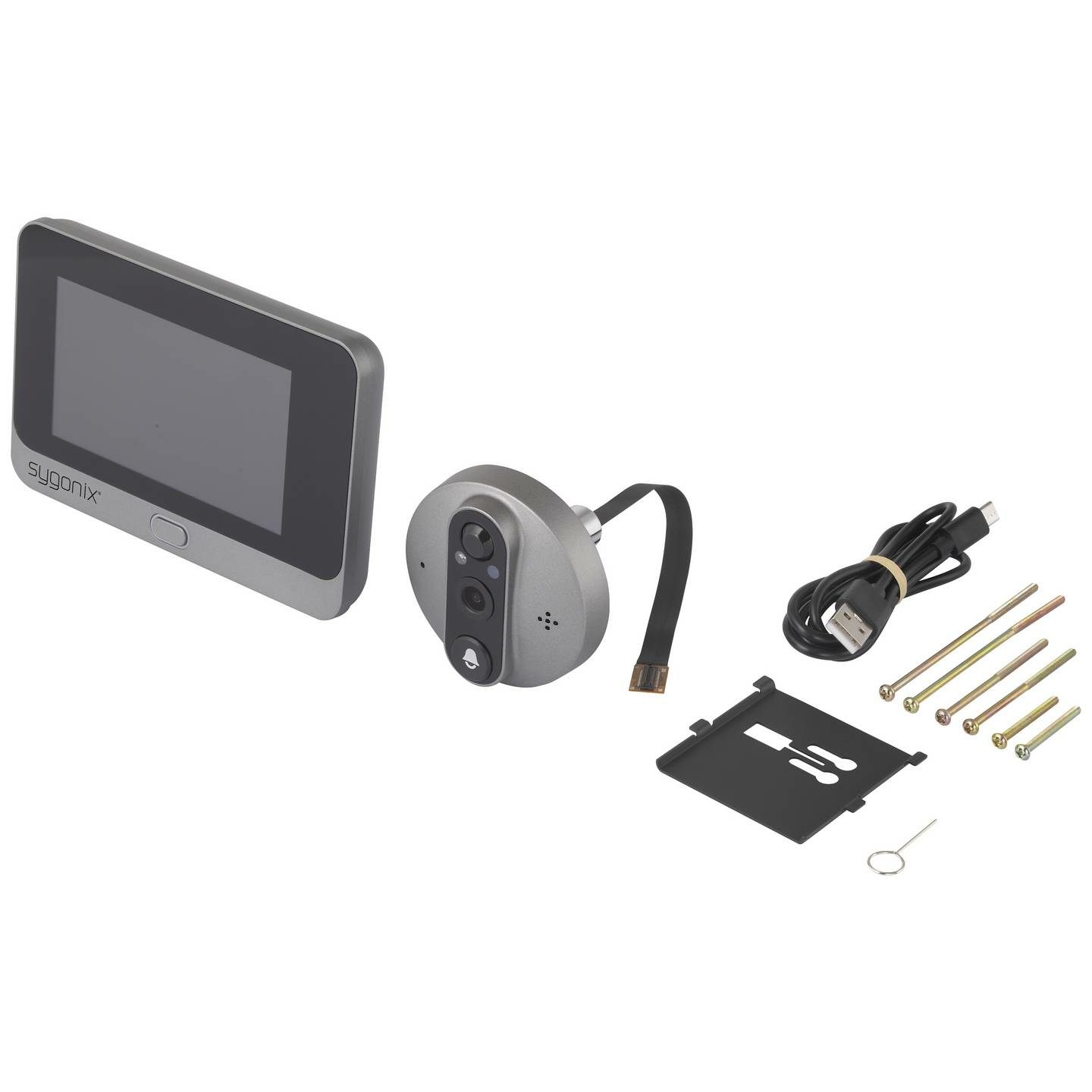 B-Ware Sygonix Ip Video Türsprechanlage Gegensprechanlage Kamera Video Inneneinheit610