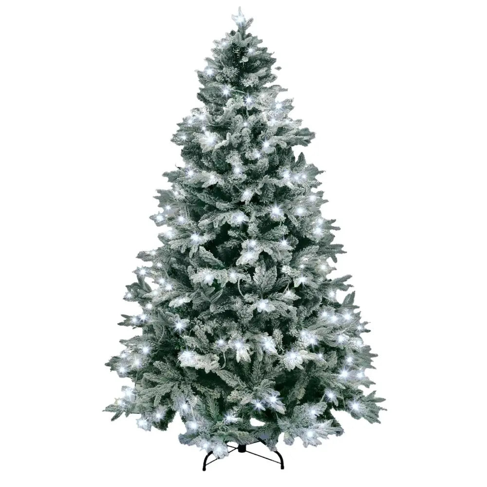 B-Ware Shatchi Weihnachtsbaum Lappland Tanne Tannenbaum Künstlich 140 Led Lichter 1,2 M