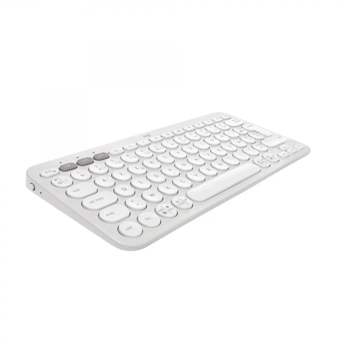B-Ware Logitech Tastatur Keyboard Universal Bluetooth Qwerty Us International Weiß Mini