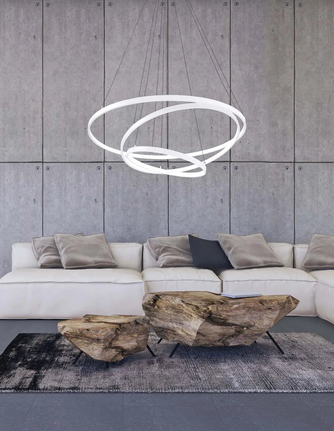 B-Ware Nova Luce Pendelleuchte Hängeleuchte Dea Led Weiß Warmweiß Esszimmer Wohnzimmer