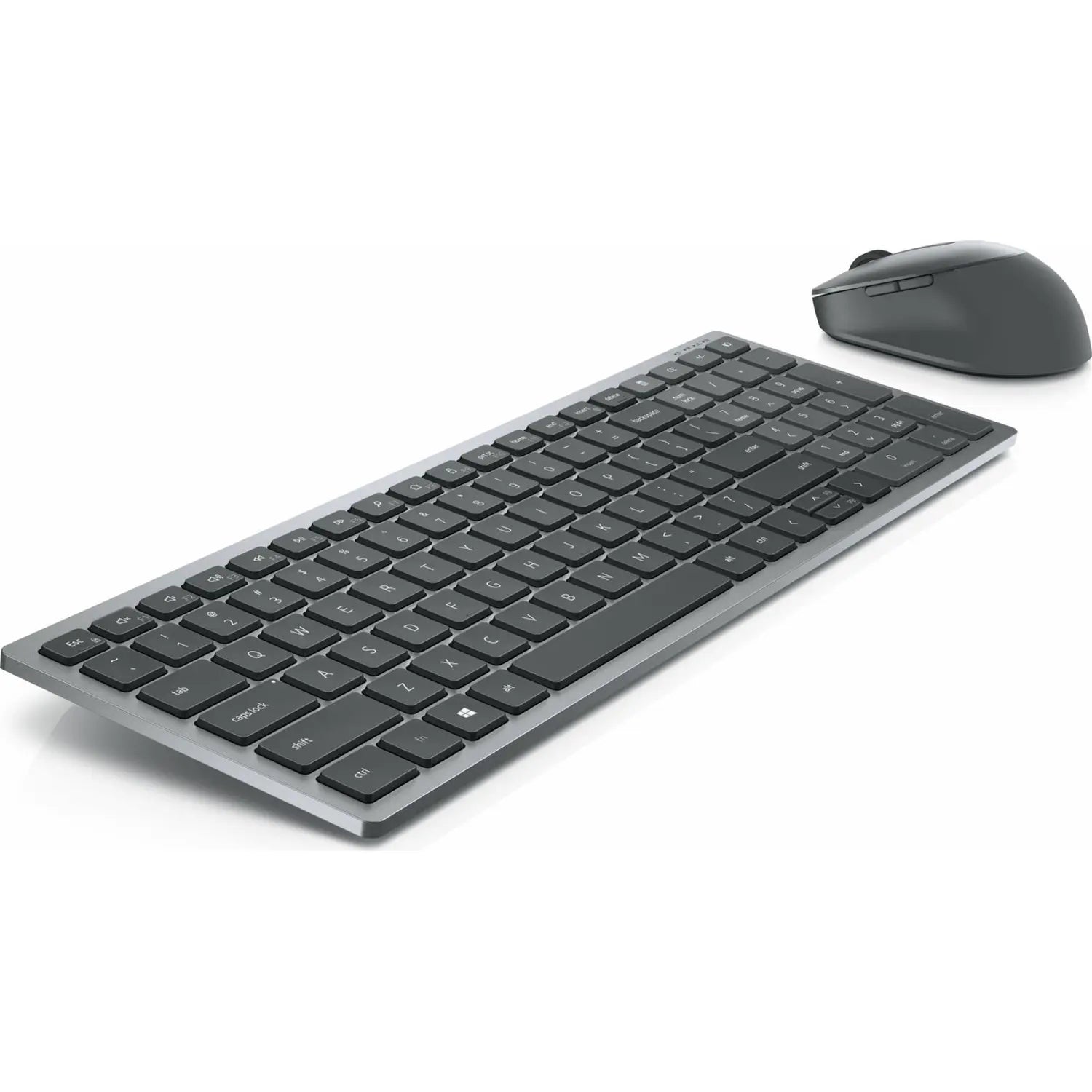 B-Ware Dell Tastatur Maus Set Kombi Wireless Bluetooth Multi Device Grau Km7120 W