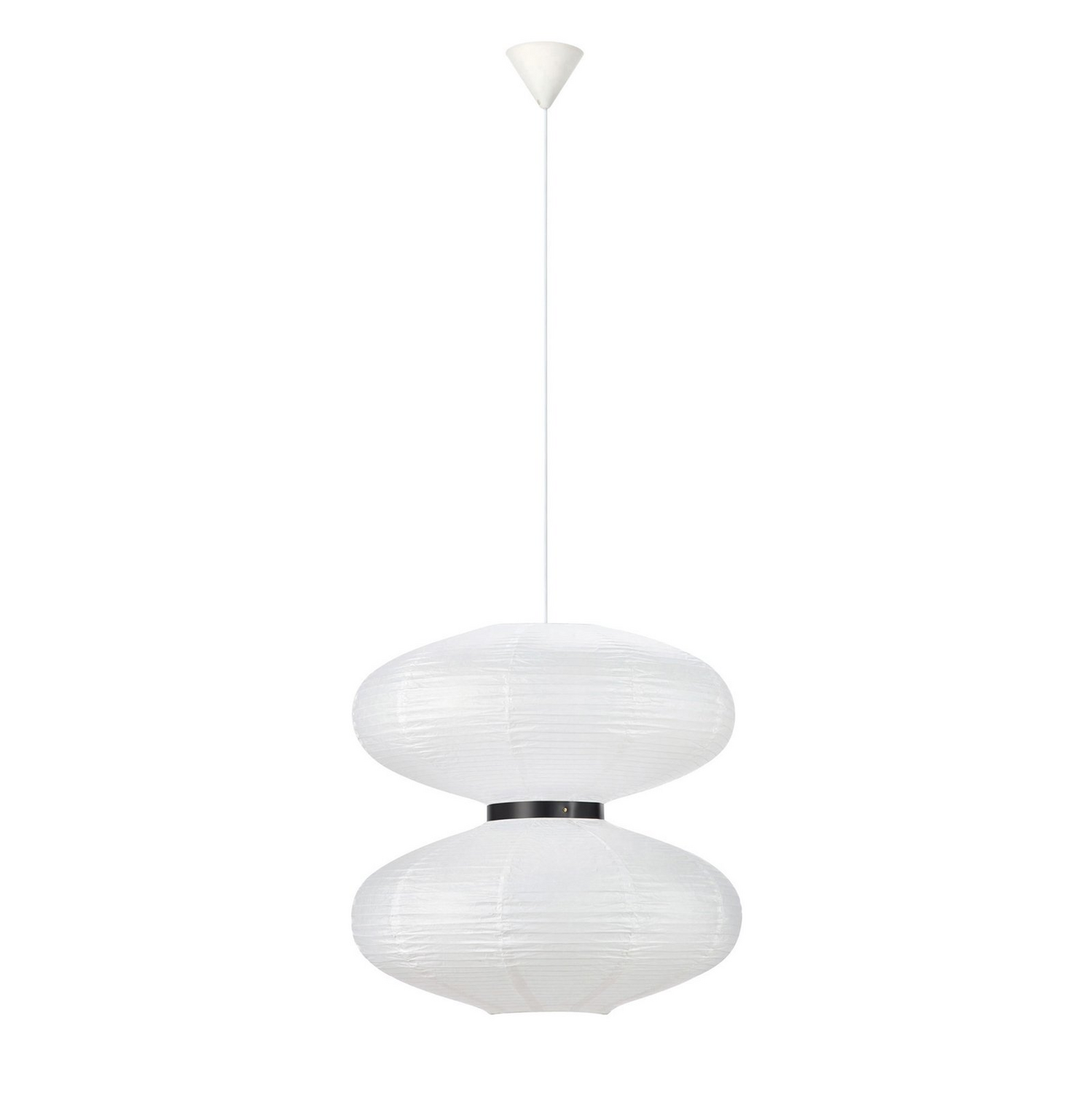 B-Ware Markslöjd Pendelleuchte Dual Mit Papierschirm Weiß Pendellampe Lampe Leuchte 718
