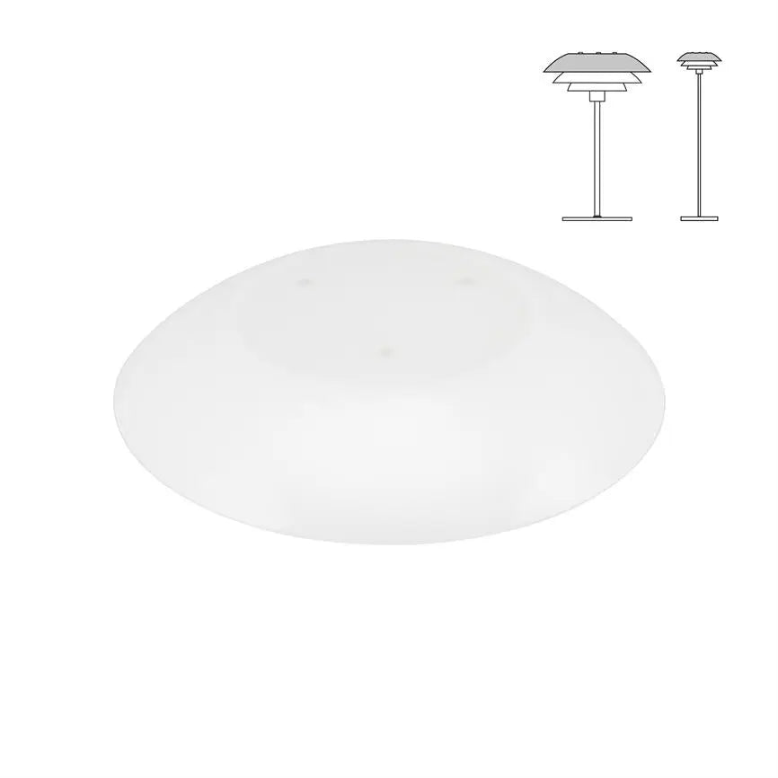 B-Ware Dyberg Larsen Dl31 Ersatz Lampenschirm Glasdachscheibe Schirm Opal Ersatzglas